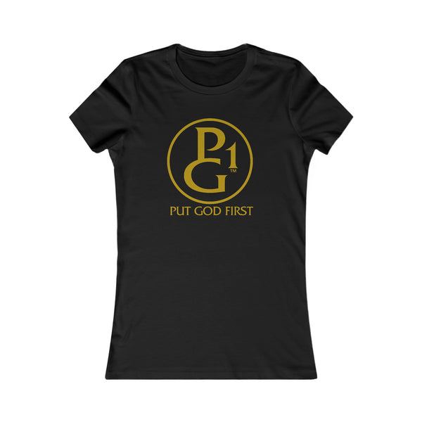 Women's Favorite Tee with Original Logo - Gold