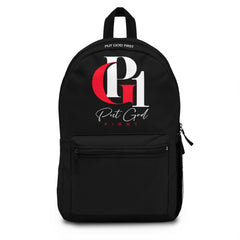 Backpack with Red and White Logo