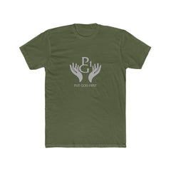 Cotton Tee with Palm Logo