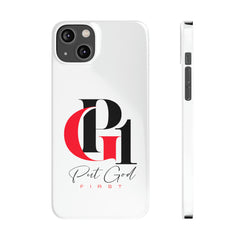 Slim Phone Case with Red and Black Logo