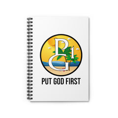 Spiral Notebook - Ruled Line with Beach Logo