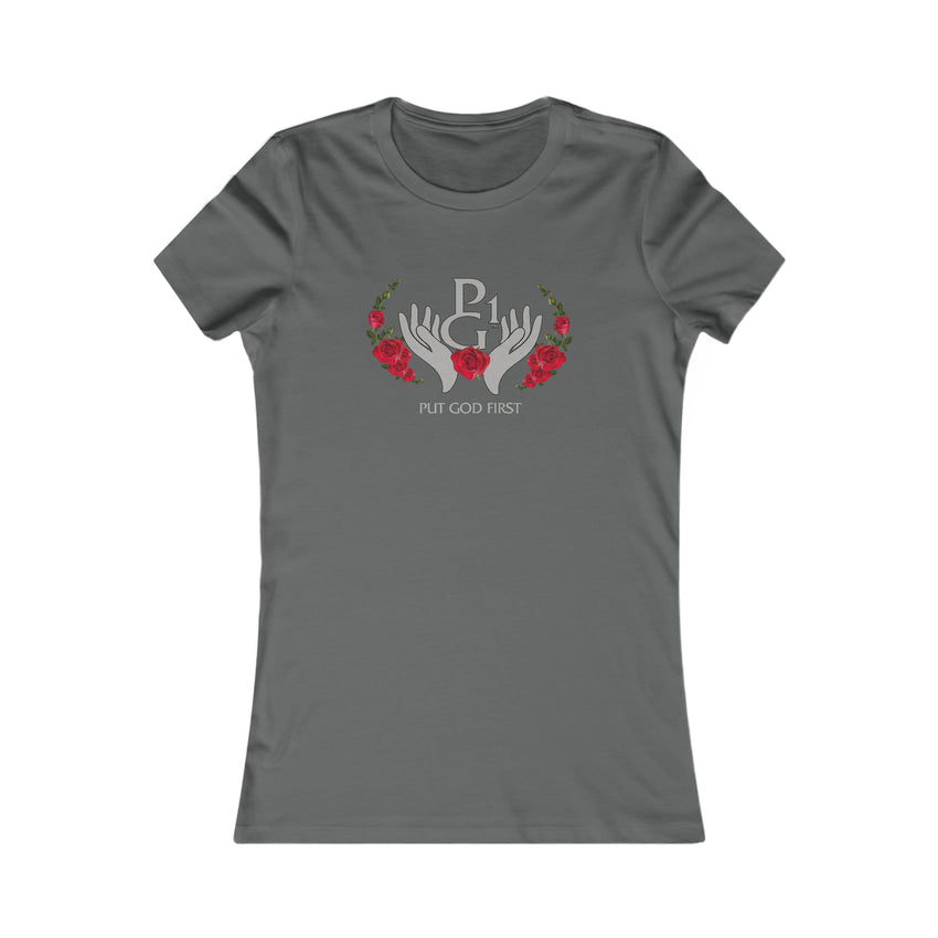 Women's Favorite Tee with Rose Logo