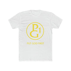 Cotton Tee with Original Logo - Yellow