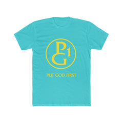 Cotton Tee with Original Logo - Yellow