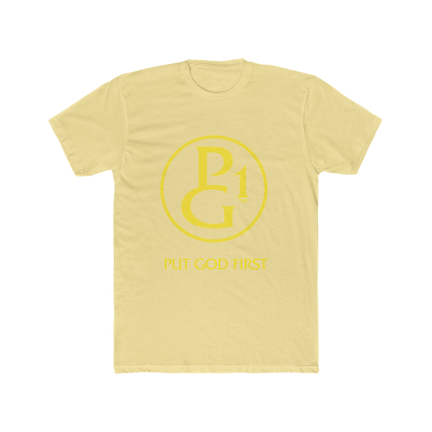 Cotton Tee with Original Logo - Yellow