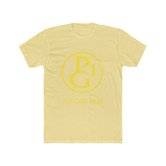 Cotton Tee with Original Logo - Yellow