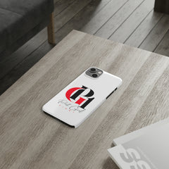 Slim Phone Case with Red and Black Logo