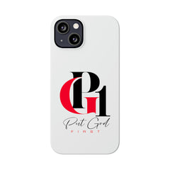 Slim Phone Case with Red and Black Logo