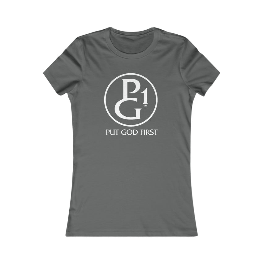 Women's Favorite Tee with Original Logo - White