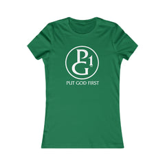 Women's Favorite Tee with Original Logo - White