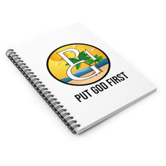 Spiral Notebook - Ruled Line with Beach Logo