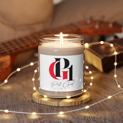 Scented Soy Candle with Red and Black Logo